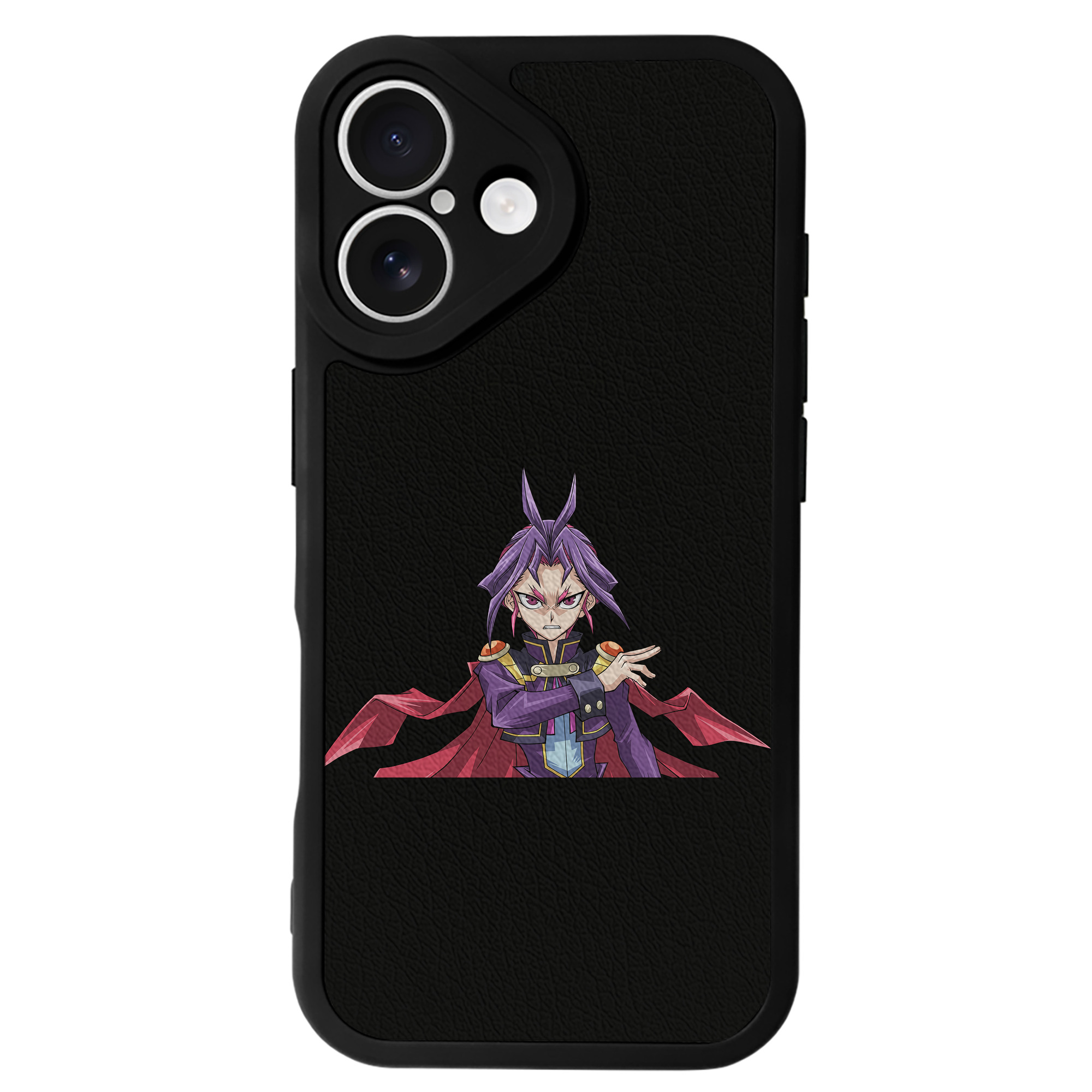遊☆戯☆王 Yu-Gi-Oh! 【iPhone 16シリーズ対応】シリコンスマホケース（レザー調） 材質：シリコン